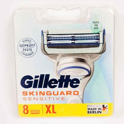 Gillette Fusion Skinguard Sensitive Змінні касети (Леза) 8 шт, леза для бритв 20230303006 фото