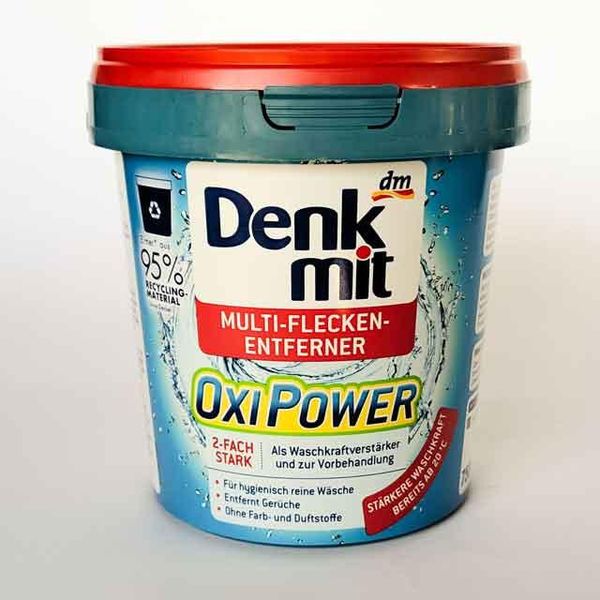 Плямовивідник з активним киснем Denkmit Oxi Power Multi-Flecken-Entferner 750г Німеччина НФ-00000519 фото