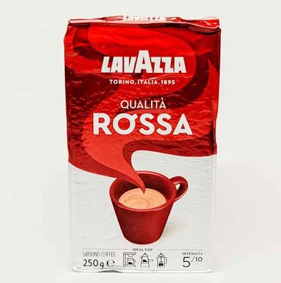 Кава мелена Lavazza Qualita Rossa 250г (Італія) кольорова упаковка 20220105019 фото