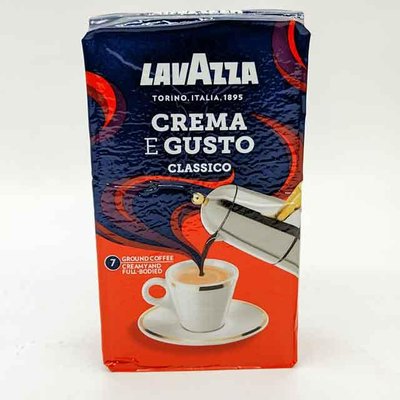 Кава мелена Lavazza Crema e Gusto classico 250 г Італія Кольорова упаковка 20220105021 фото