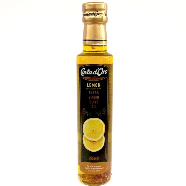 Оливкова олія з лимоном Costa Doro Extra virgin olive oil lemon 250мл Італія 20230525005 фото