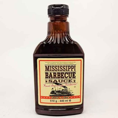 Американський соус барбекю Mississippi Barbecue Sauce Sweet n Spicy Міссісіпі пряний 440 мл США, Маринади й соуси для грилю 20220105110 фото