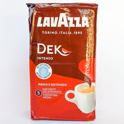 Кава без кофеїну Lavazza Dek Intenso Лавацца дек інтенсо 250г Італія 20220615001 фото