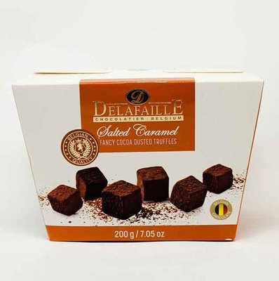 Цукерки трюфельні з сіллю та карамеллю Delafaille Salted Caramel 200 г Бельгія 35005 фото