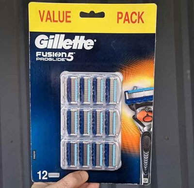 Gillette Fusion ProGlide Змінні касети 12 шт, леза для бритв 20230304003 фото