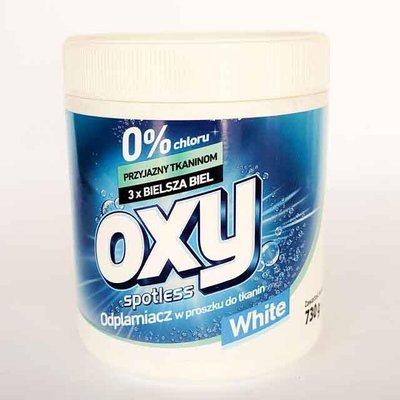 Плямовивідник для світлої білизни Oxy Spotless White 730g НФ-00000928W фото