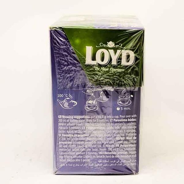 Чай LOYD Blackcurrant & Elderberry фруктовий із чорною смородиною і квітами чорної бузини 20 ріоамідок 20220105148 фото