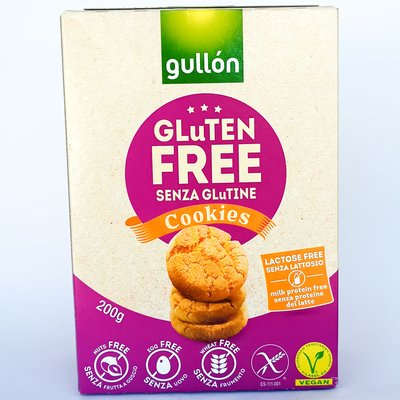 Печиво без глютену і без лактози Gullon pastas glutenfree 200г Іспанія T1735 фото