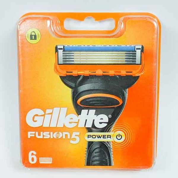 Змінні касети для гоління Gillette Fusion5 6 шт, леза для бритв 20230303003 фото