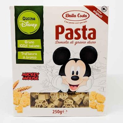 Макарони у формі мікі мауса кольорові Mickey Mouse Dalla Costa 250 gramm 20220105239 фото