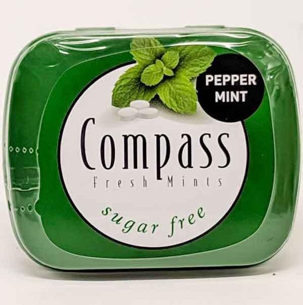 Льодяники Compass Pepper Mint 12 шт по 14g мятні безцурку Німеччина 20230227001 фото