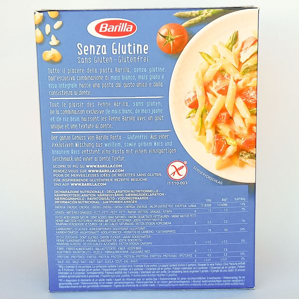 Barilla gluten free Penne Rigate паста без глютену 400г 20230502003 фото