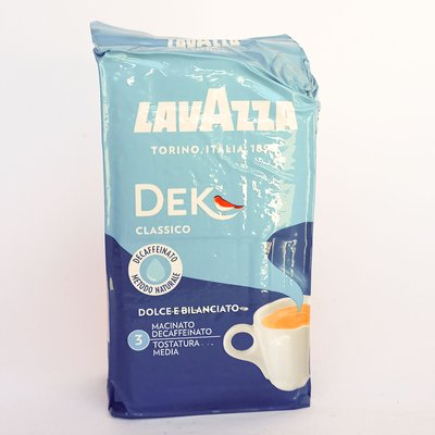 Кава мелена Lavazza Dek Gusto Classico Лавацца без кофеїну 250 грам Італія 20221013001 фото