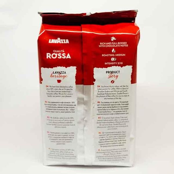 Кава в зернах Лавацца росса Lavazza Qualita Rossa 1кг Італія 20220105091 фото