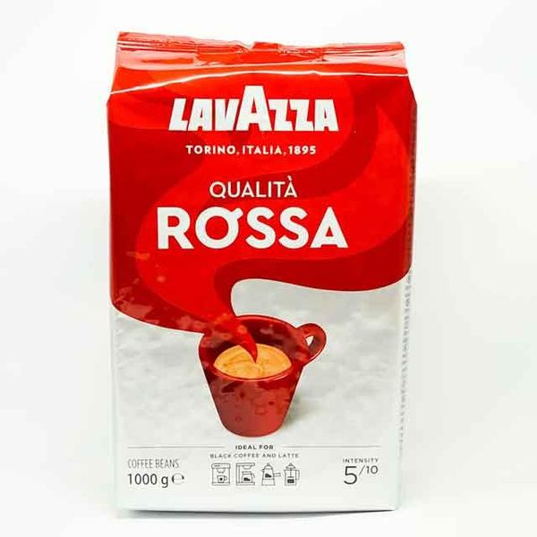 Кава в зернах Лавацца росса Lavazza Qualita Rossa 1кг Італія 20220105091 фото